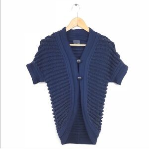 Fendi Cardigan Sweater Ribbed Cashmere Wool Knit